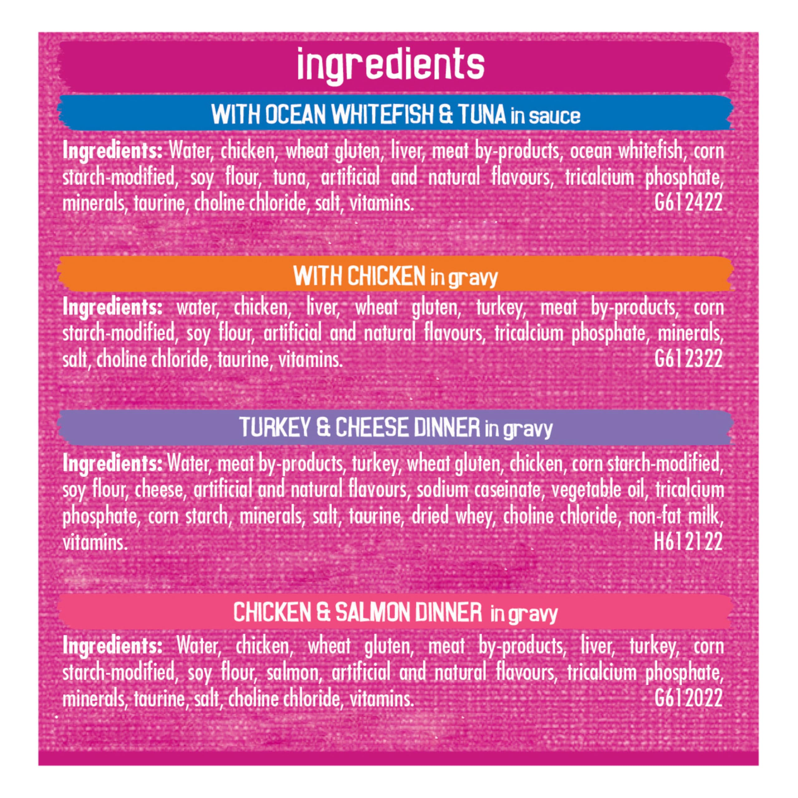 Friskies Shredded Wet Cat Food, Poultry & Fish Combo Variety Pack 4 Flavours - 156 g Can (32 Pack) 🍁 All In One Marketplace Canada