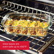 Rubbermaid 2118315 Brilliance Glass Storage 8-Cup Food Containers with Lids, 2-Pack (4 Pieces Total), BPA Free and Leak Proof, Large, Clear 🍁 All In One Marketplace Canada