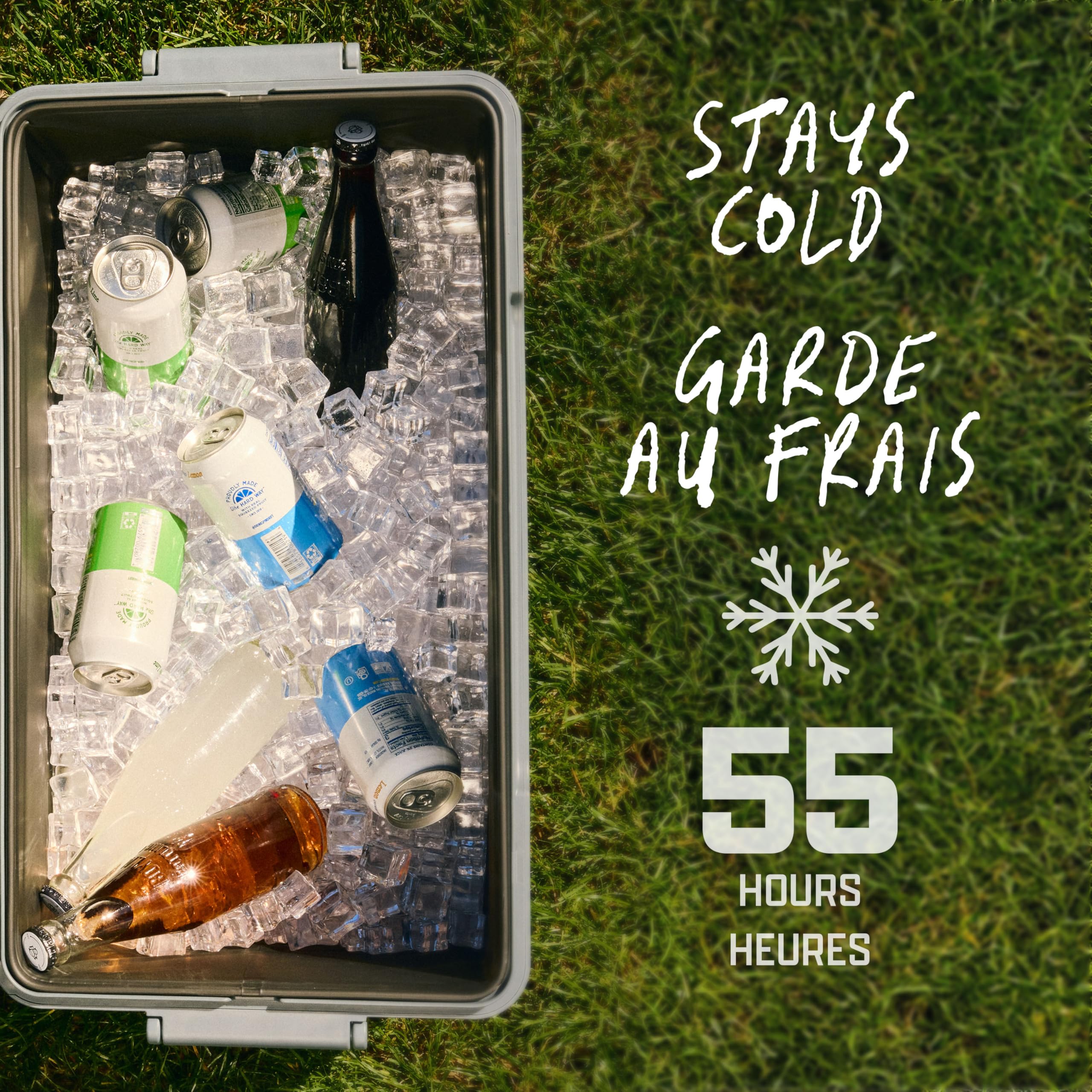 Coleman Snap 'N Go 45-Quart Collapsible Hard Cooler, Keeps Ice Cold up to 55 Hours, 76-Can Capacity, Spacing-Saving & Quick to Set Up, Collapses to 1/3 of Open Size, Holds up to 200 Pounds 🍁 All In One Marketplace Canada