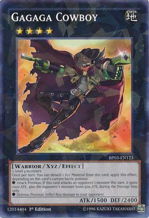 Gagaga Cowboy (Shatterfoil) (BP03-EN123) - Battle Pack 3: Monster League 1st Edition