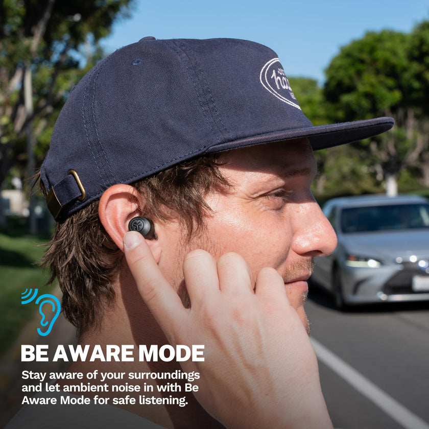 JLab Go Air Pop+, True Wireless Earbuds, Bluetooth Earbuds with Microphone, Dual Connect, EQ3 Sound, Black 🍁 All In One Marketplace Canada