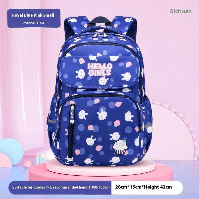 6-12-year-old Primary School Children Girls Backpack Large Capacity Schoolbag