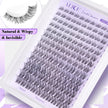 Wispy Lash Clusters Invisible Band Natural Lash Extensions Waterproof 8-16mm Cluster Eyelash Extension D Curl DIY Individual Cluster Lashes by ALICE 🍁 All In One Marketplace Canada