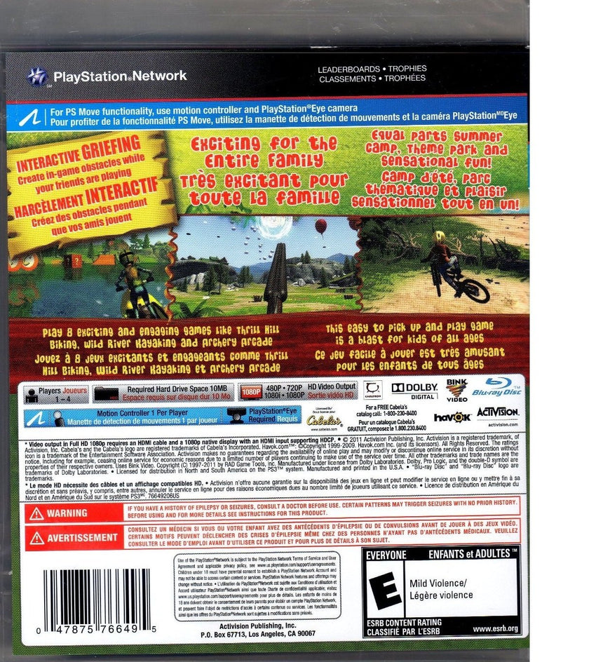 Cabela's Adventure Camp - PlayStation 3 Standard Edition