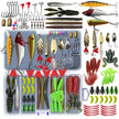 UperUper Fishing Lures Kit Set, Baits Tackle Including Crankbaits, Topwater, Spinnerbaits, Worms, Jigs, Hooks, Tackle Box and More Fishing Gear Lure for Bass Trout 🍁 All In One Marketplace Canada