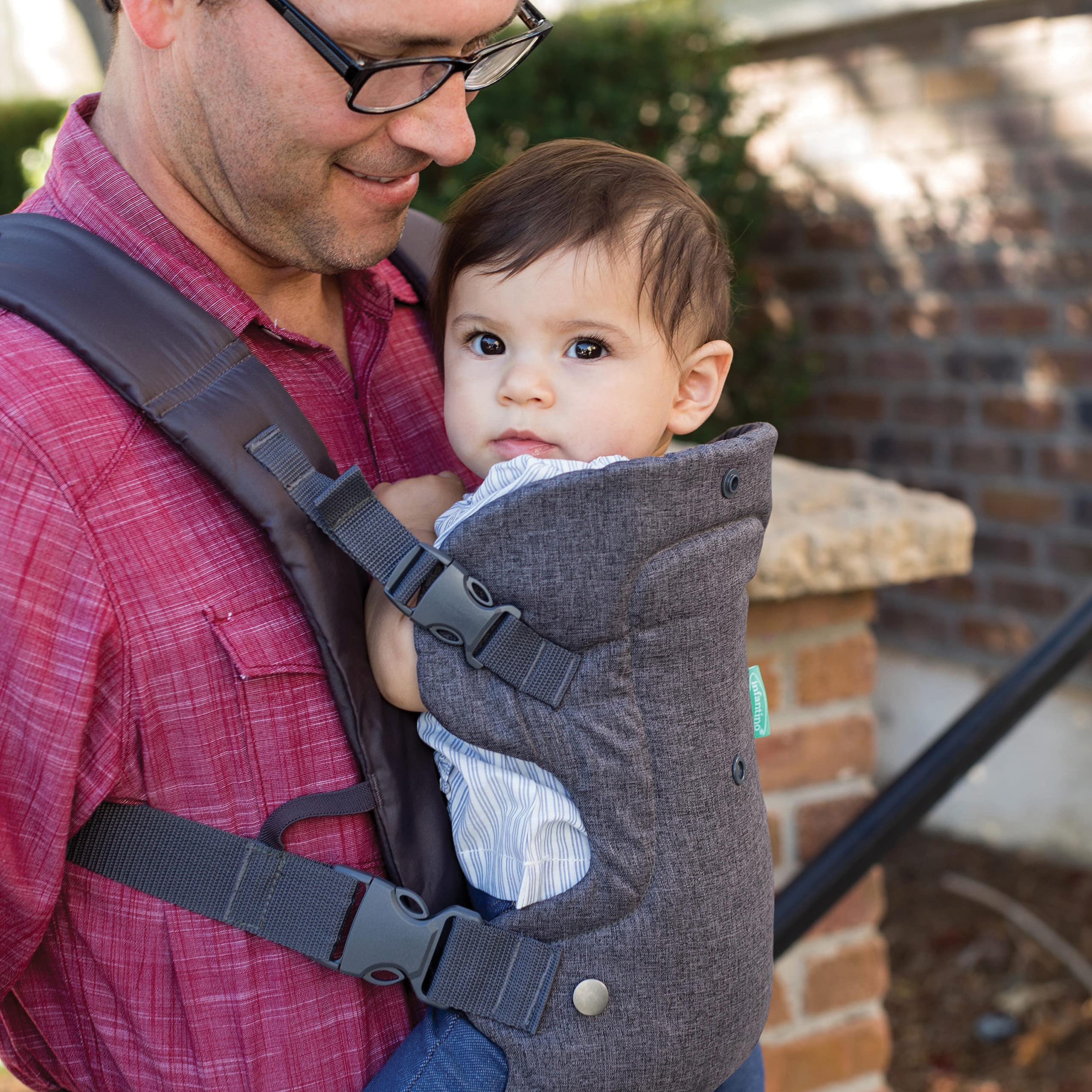 Infantino Flip 4-in-1 Baby Carrier Convertible Ergonomic, Gray 🍁 All In One Marketplace Canada