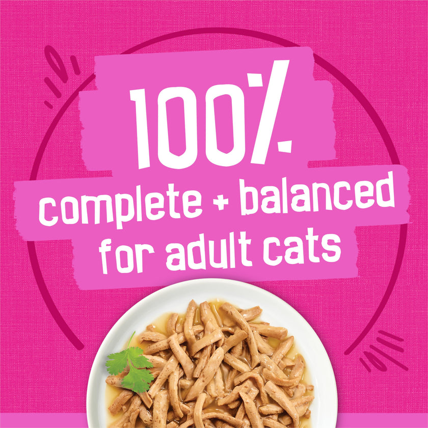 Friskies Shredded Wet Cat Food, Poultry & Fish Combo Variety Pack 4 Flavours - 156 g Can (32 Pack) 🍁 All In One Marketplace Canada