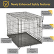 MidWest Homes for Pets 42-Inch New World Crate for Large Breeds, 71-90 lbs, Single Door Folding Dog Crate, Leak-Proof Tray & Secure Latch, Portable, Durable & Easy to Assemble 🍁 All In One Marketplace Canada