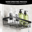 MOFOROCO 3-Pack Shower Caddy Basket Shelf with Soap Holder, No Drilling Traceless Adhesive Shower Wall Shelves, Rustproof Black Bathroom Shower Storage Organizer 🍁 All In One Marketplace Canada