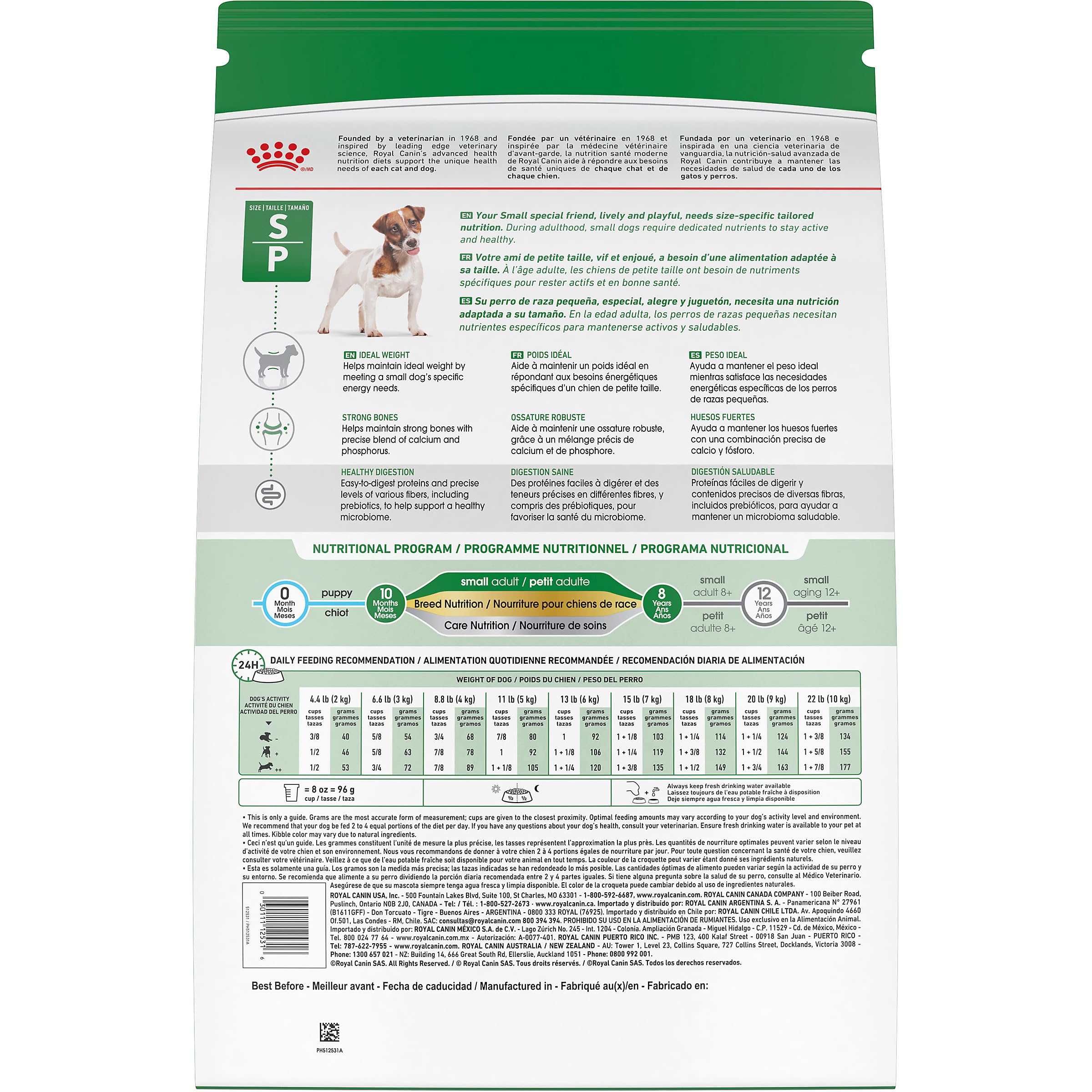 Royal Canin Size Health Nutrition Small Breed Dog Food Dry, Supports Healthy Weight, Digestive Health and Healthy Skin and Coat, 14 lb Bag 🍁 All In One Marketplace Canada