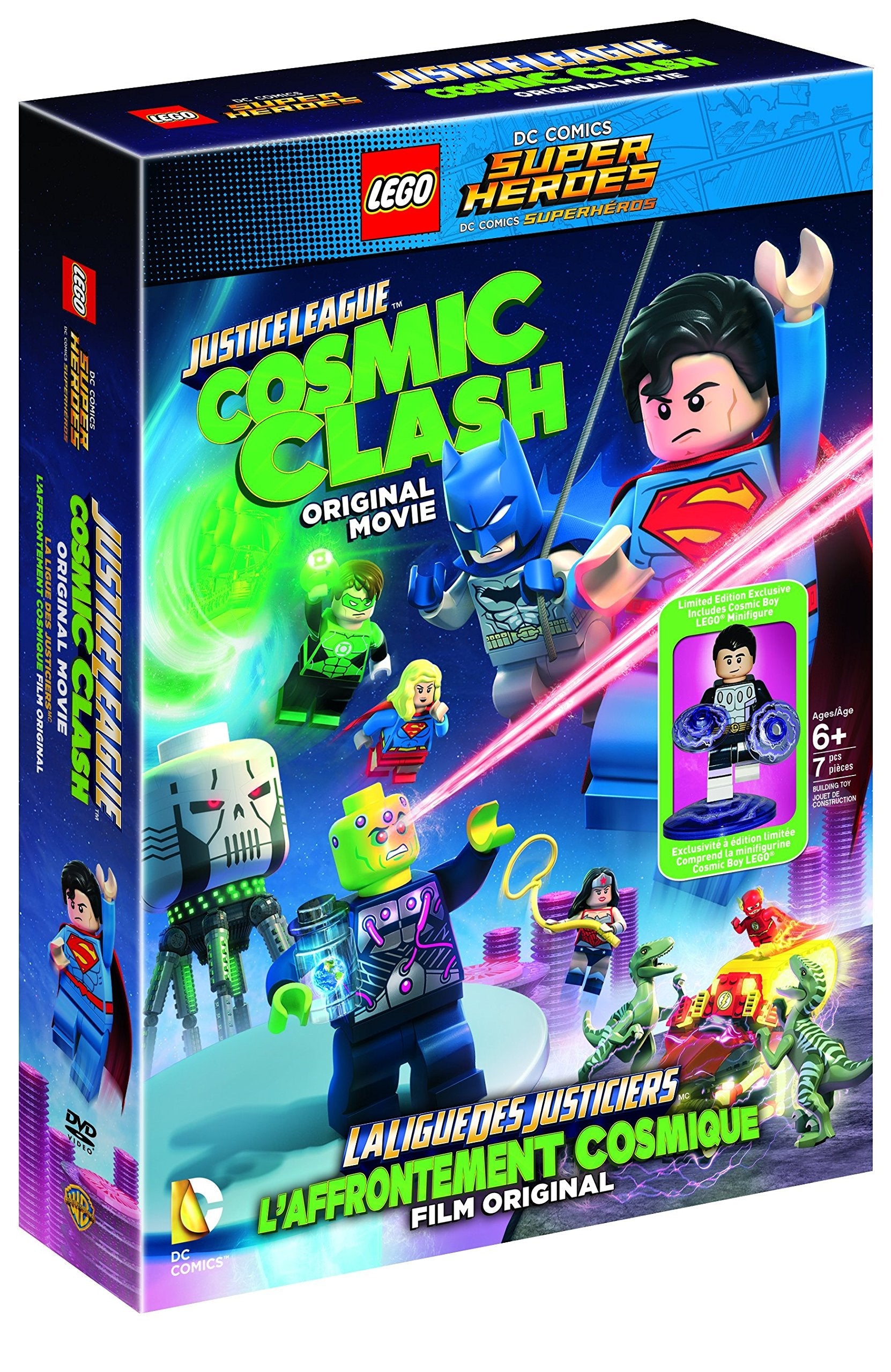 LEGO DC Comics Super Heroes: Justice League: Cosmic Clash [With Figurine] (Bilingual) - DVD