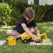 CAT Construction Toys, Mini Crew 3-Pack 7”, Push-Powered Yellow Construction Vehicle Toys, Includes Dump Truck, Wheel Loader, and Excavator for Kids and Toddlers Ages 2+ 🍁 All In One Marketplace Canada