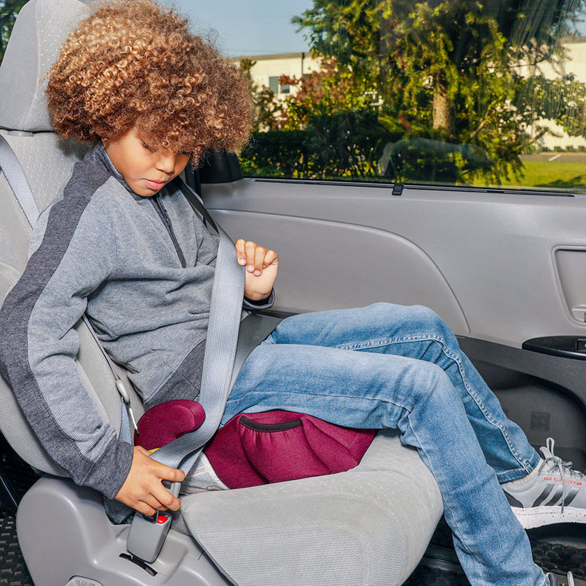 Diono Solana 2022, No Latch, Single Backless Booster Car Seat, Lightweight, Machine Washable Covers, Cup Holders, Pink 🍁 All In One Marketplace Canada