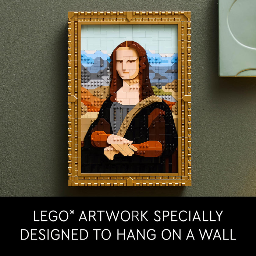 LEGO Art Mona Lisa Building Set - Leonardo da Vinci Wall Display, Ages 18+ - DIY Crafts for Men, Women - Great for Puzzle and Art Lovers - Birthday Gift Idea - Includes Detachable Frame - 31213 🍁 All In One Marketplace Canada