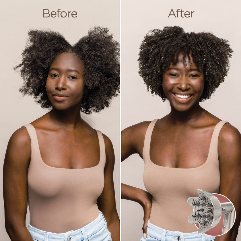 Shark FlexStyle Air Styling & Drying System, Powerful Hair Blow Dryer Multi-Styler Auto-Wrap Curlers, Curl-Defining Diffuser, Oval Brush & Concentrator Attachment, HD435C (Canadian Version), Stone 🍁 All In One Marketplace Canada