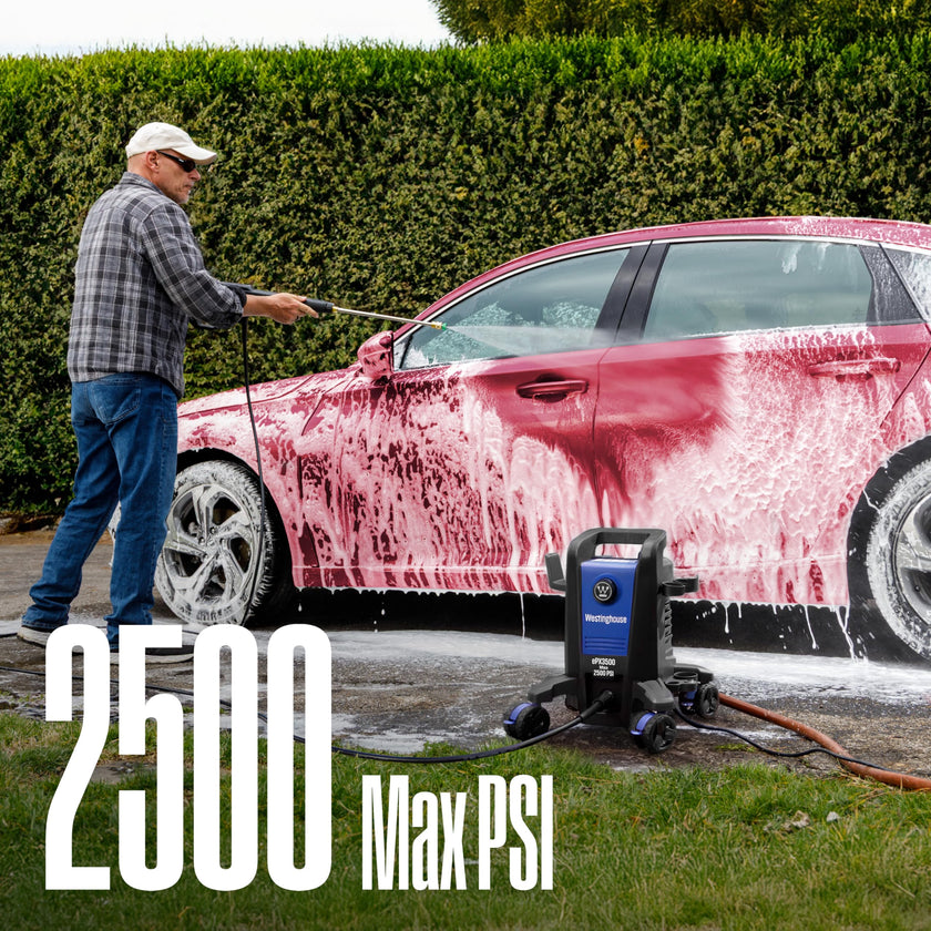 Westinghouse ePX3500 Electric Pressure Washer, 2500 Max PSI 1.76 Max GPM with Anti-Tipping Technology, Onboard Soap Tank, Pro-Style Steel Wand, 5-Nozzle Set, for Cars/Fences/Driveways/Home/Patios 🍁 All In One Marketplace Canada