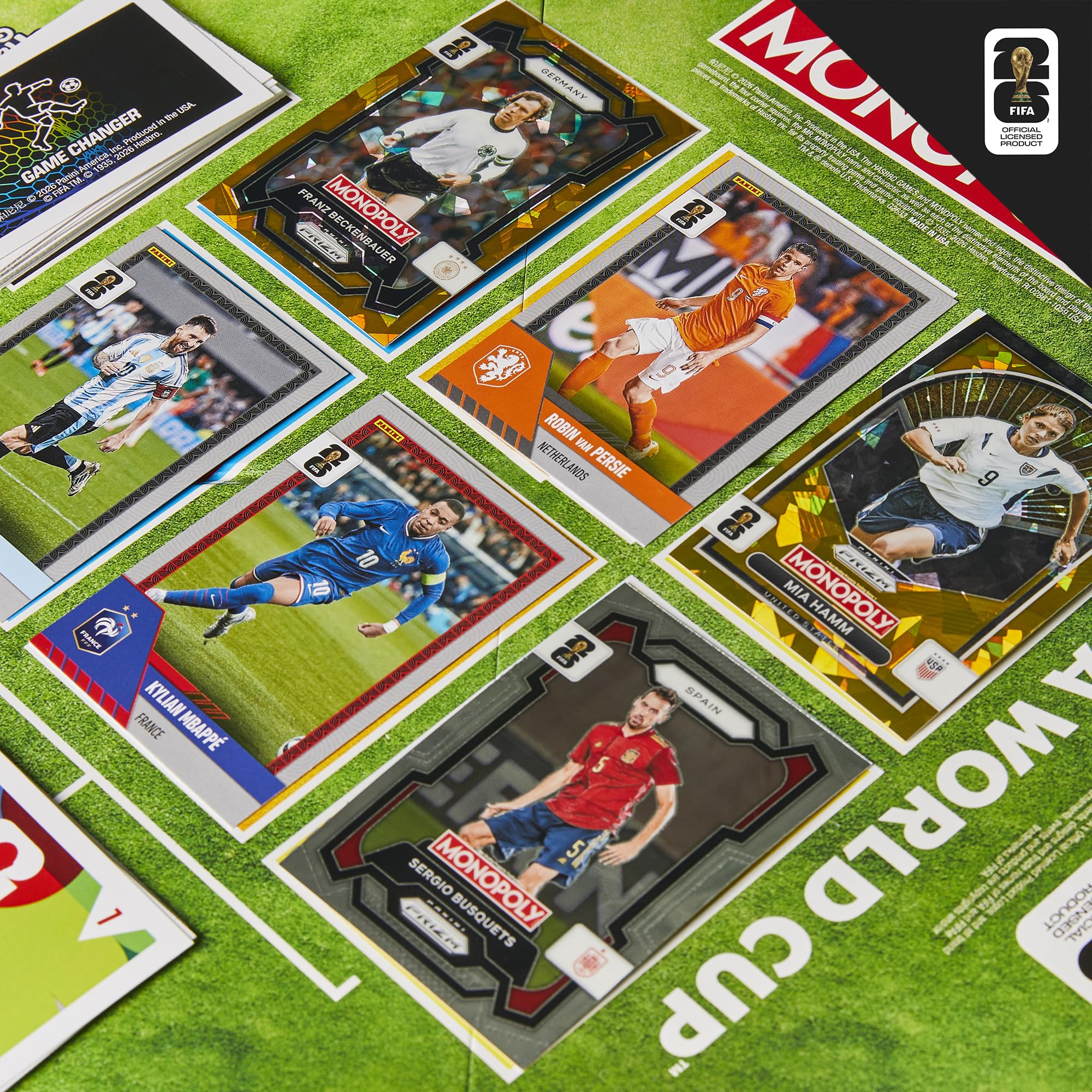 Monopoly Panini Prizm: FIFA World Cup Game I Soccer Board Game with Monopoly Panini Prizm FIFA World Cup 2026 Trading Cards I Ages 8+ (English Version) 🍁 All In One Marketplace Canada