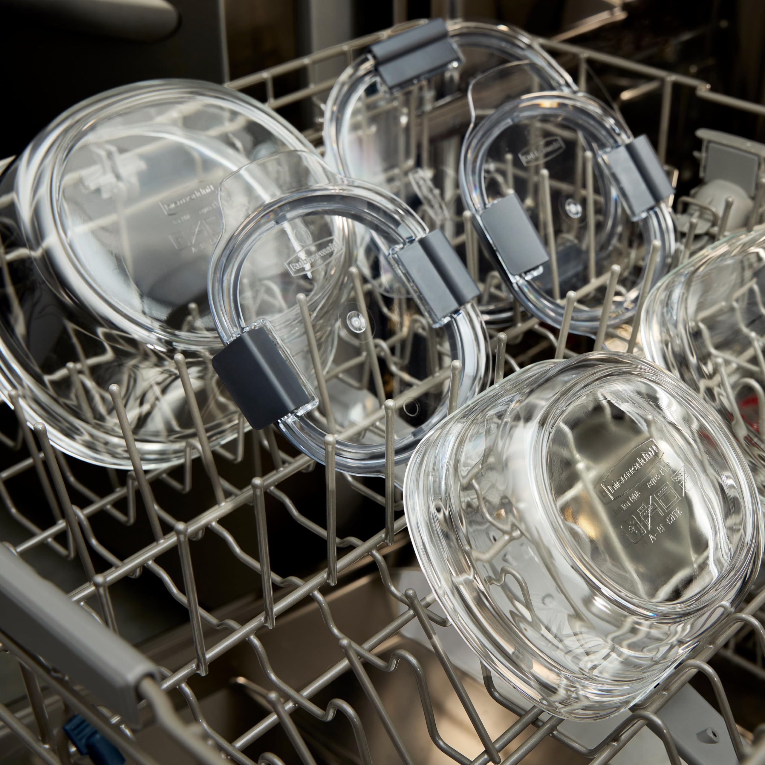 Rubbermaid Brilliance Glass Round Leak-Proof 6-Piece Set Food Storage Containers with Lids, Meal Prep Containers 🍁 All In One Marketplace Canada
