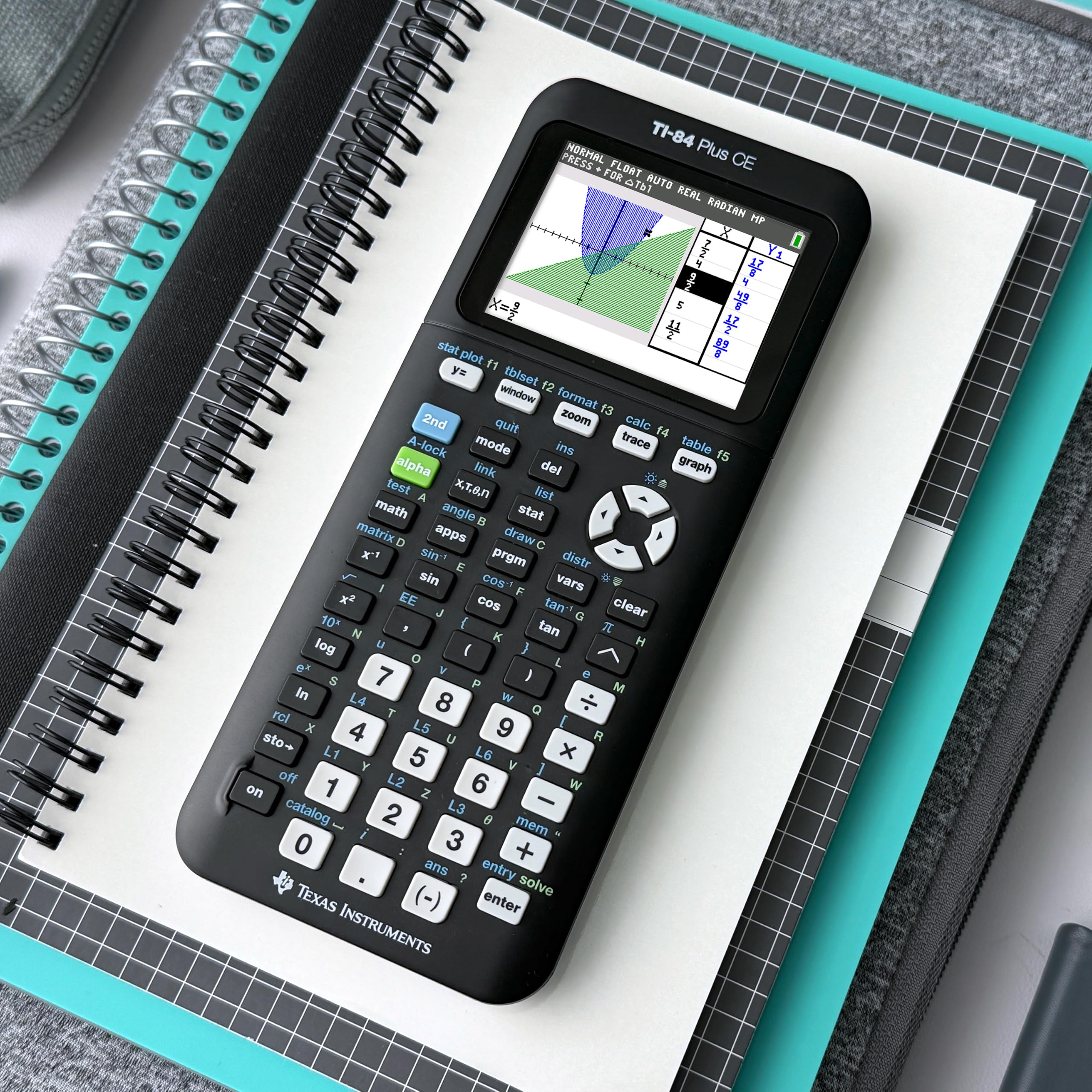 Texas Instruments TI-84 Plus CE Color Graphing Calculator, Black 7.5 Inch 🍁 All In One Marketplace Canada