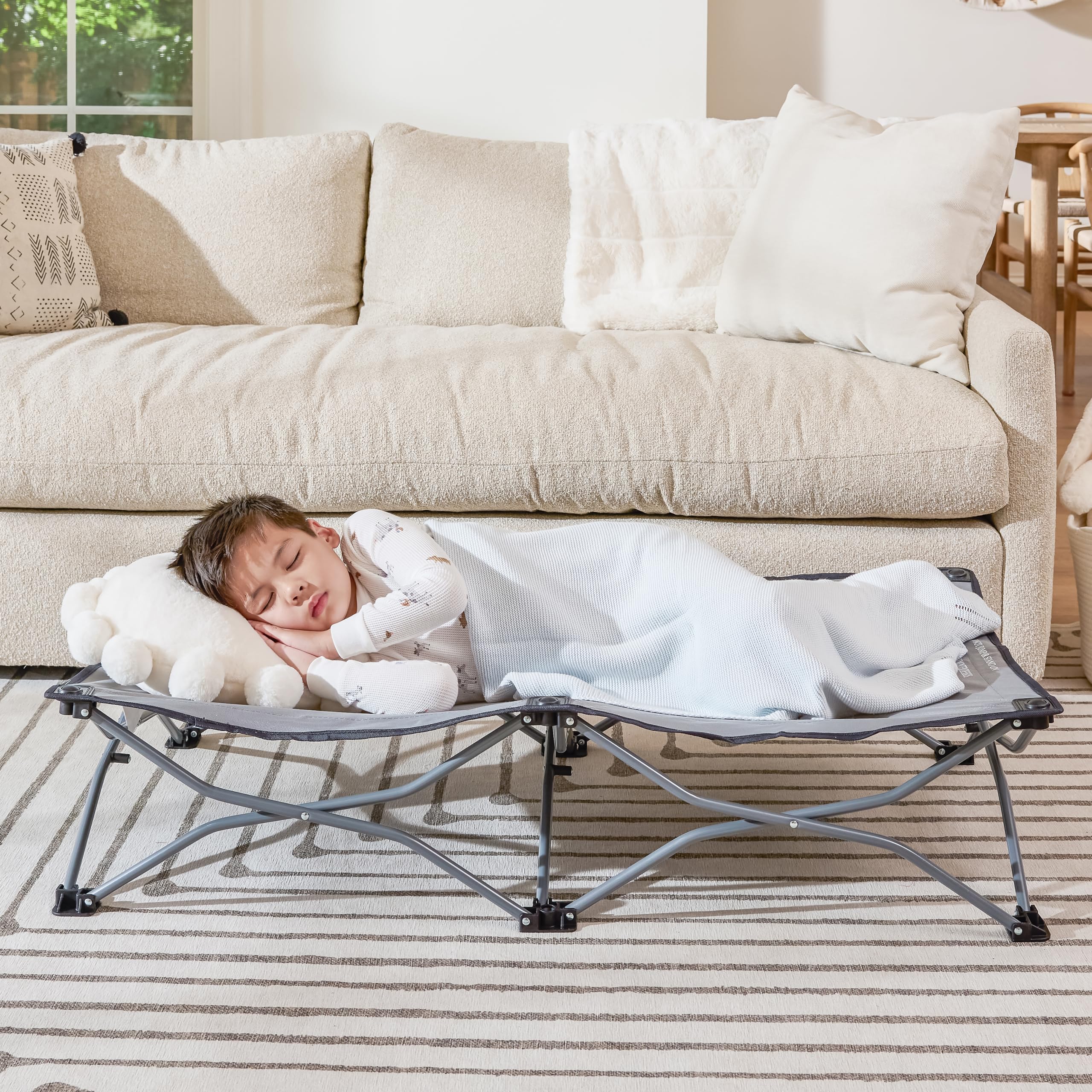 Regalo My Cot® Portable Travel Bed, Grey - Compact, Lightweight, and Portable 🍁 All In One Marketplace Canada
