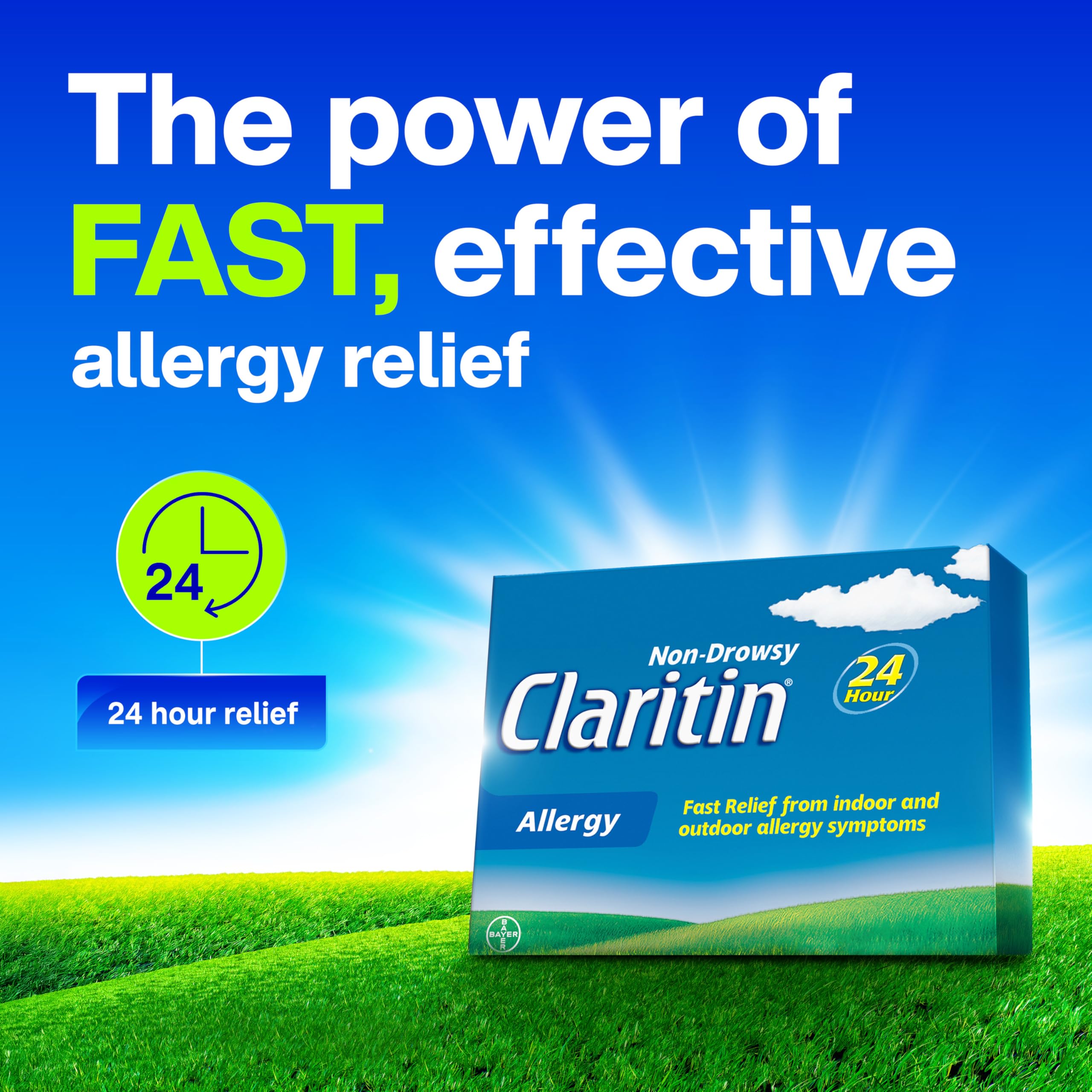 Claritin Allergy Medicine, 24-Hour Non-Drowsy Relief 10 mg, 20 Tablets 🍁 All In One Marketplace Canada