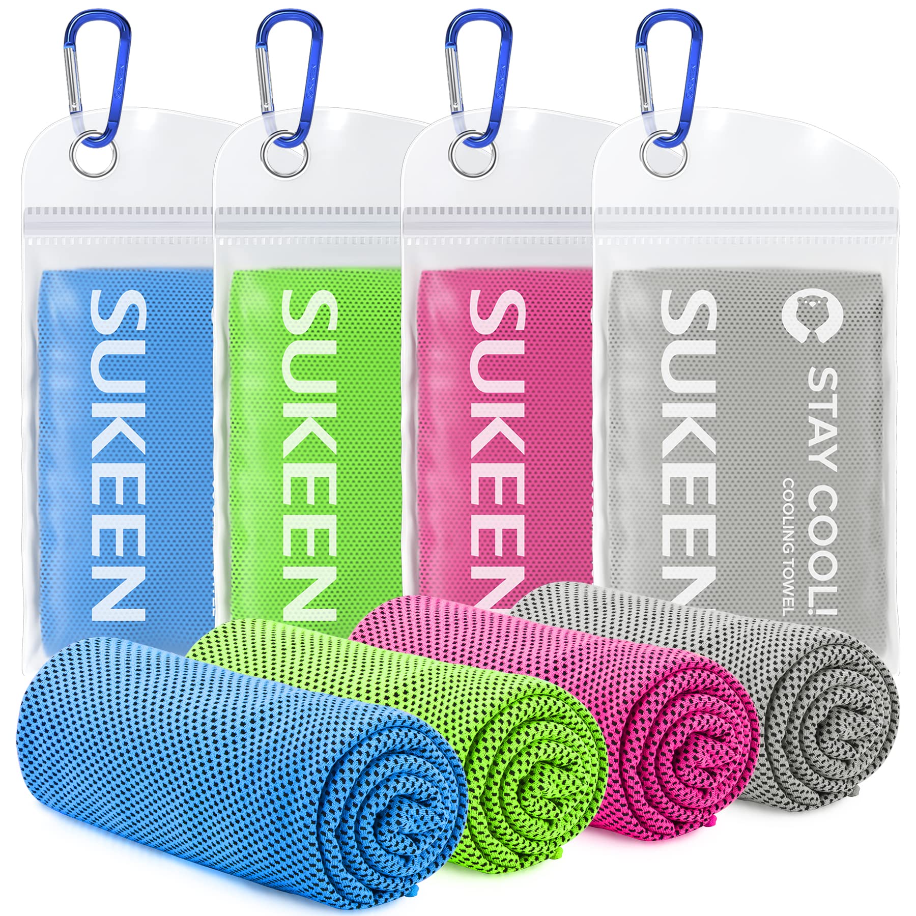 Sukeen [4 Pack] Cooling Towel (40