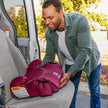 Diono Solana 2022, No Latch, Single Backless Booster Car Seat, Lightweight, Machine Washable Covers, Cup Holders, Pink 🍁 All In One Marketplace Canada