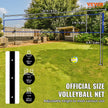 VEVOR Outdoor Portable Volleyball Net System, Adjustable Height Steel Poles, Professional Volleyball Set with PVC Volleyball, Pump, Carrying Bag, Heavy Duty Volleyball Net for Backyard, Beach, Lawn 🍁 All In One Marketplace Canada