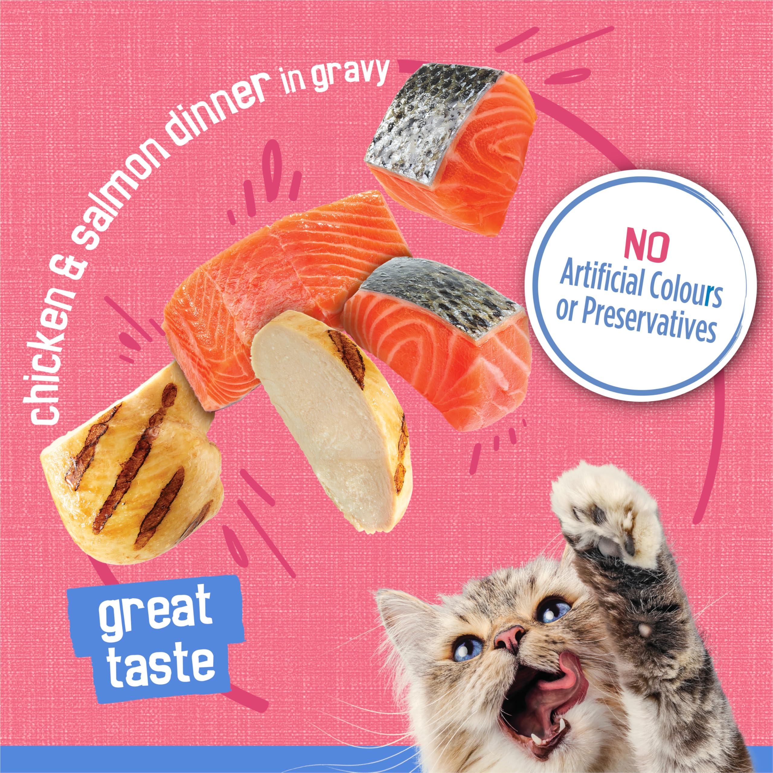 Friskies Wet Cat Food, Shredded Chicken & Salmon Dinner 156g (24 Pack) 🍁 All In One Marketplace Canada
