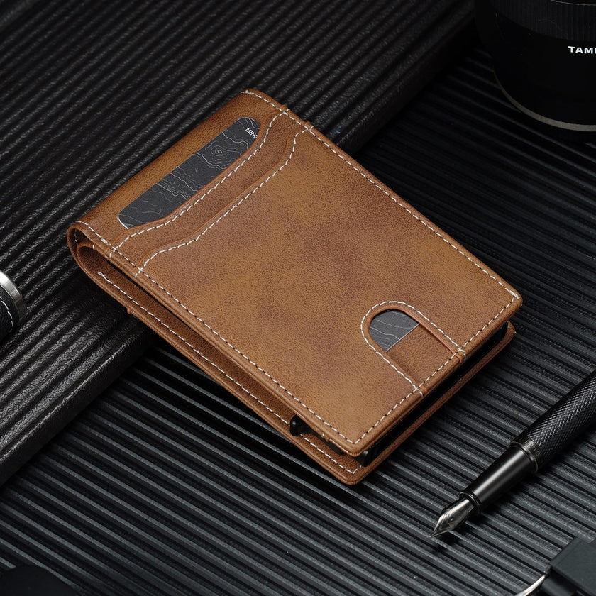 furid RFID Wallet for Men Minimalist: Slim Pop Up Wallet with ID Window - Smart Card Holder for Men - Gift for Father Husband on Father’s Day Birthday Anniversary 🍁 All In One Marketplace Canada