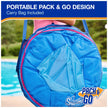 SwimWays Spring Float Premium Papasan Pool Lounger, Inflatable Pool Floats Adult with Fast Inflation for Ages 15 & Up 🍁 All In One Marketplace Canada