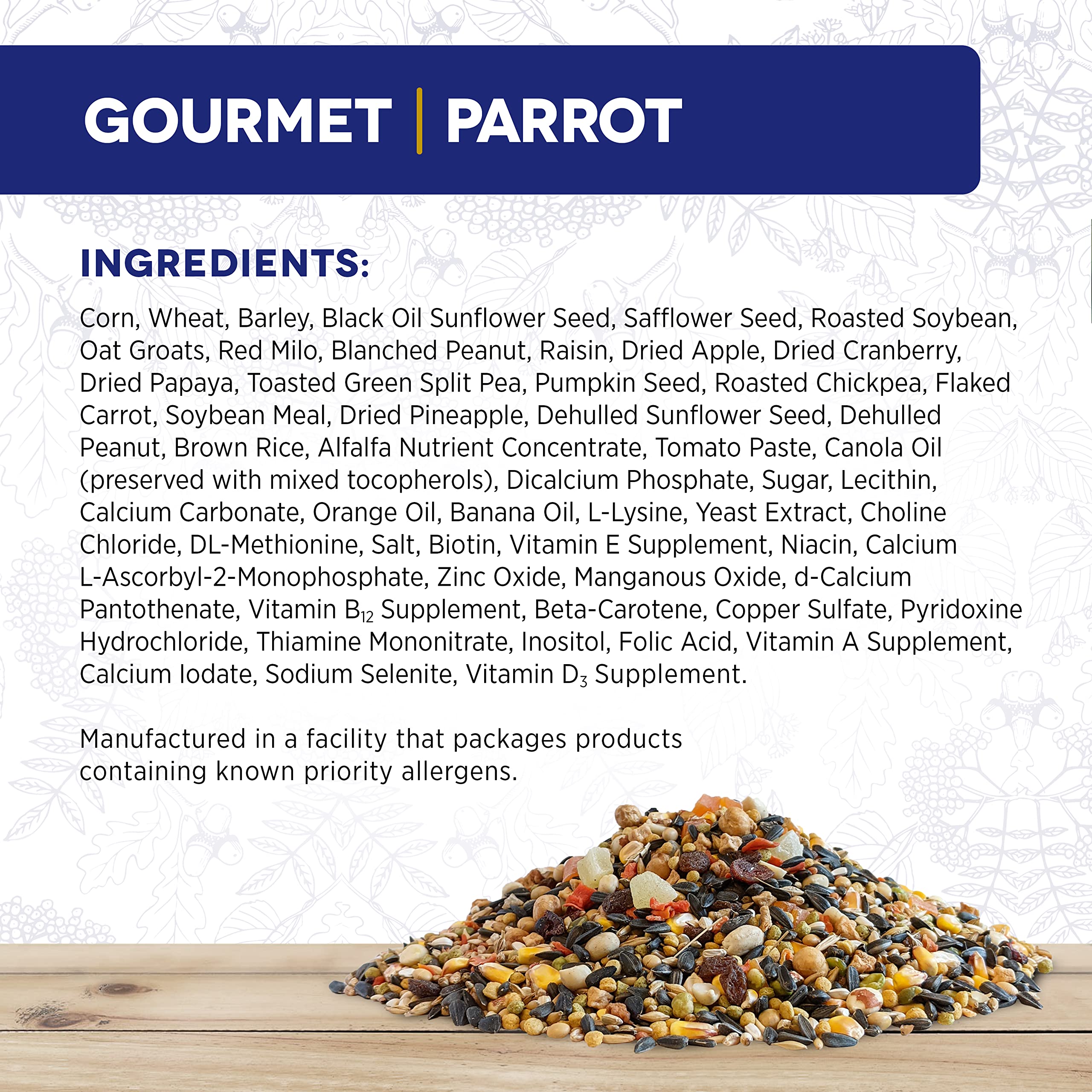 Hagen B2813 Gourmet Small Parrot Seed Mix, 2 Kg, 4.4-Pound 🍁 All In One Marketplace Canada
