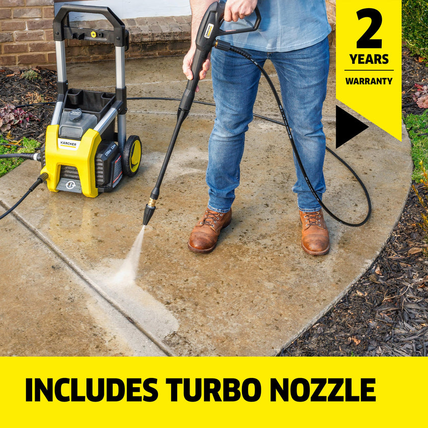 Kärcher K1700 Max 2125 PSI Electric Pressure Washer with 3 Spray Nozzles - Great for Cleaning Cars, Siding, Driveways, Fencing and More - 1.2 GPM 🍁 All In One Marketplace Canada