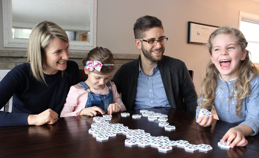 Honeycombs Game, Award Winning Tile Matching Game for Kids & Families, Educational STEM Toy for Cognitive Development, 3 Ways to Play, Mensa Recommended Game with 52 Tactile Tiles, Ages 6+,1-8 Players 🍁 All In One Marketplace Canada