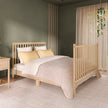 Dream On Me Synergy 5-in-1 Convertible Crib in Natural, Greenguard Gold Certified, BSA Certified, 3 Mattress Height Settings, Classic Nursery Furniture 🍁 All In One Marketplace Canada