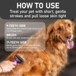 Maxpower Planet Pet Grooming Brush - Double Sided Shedding, Dematting - Undercoat Rake for Dogs - Dog Grooming Brush - Deshedding Brush for Dogs - Dog Brush, Cat Brush, Reduce Shedding by 95%, Purple 🍁 All In One Marketplace Canada