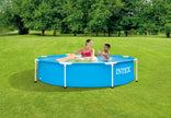INTEX 28205EH Metal Frame Above Ground Swimming Pool: 8ft x 20in – Puncture-Resistant Material – Easy Assemble – Rust Resistant – 483 Gallon Capacity 🍁 All In One Marketplace Canada
