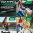 ProSource Wicker Bike Basket Front Cargo for Women and Men, Fits Most Bicycles, Beach Cruisers, Stationary Equipment, and Ebikes, Light Brown 🍁 All In One Marketplace Canada