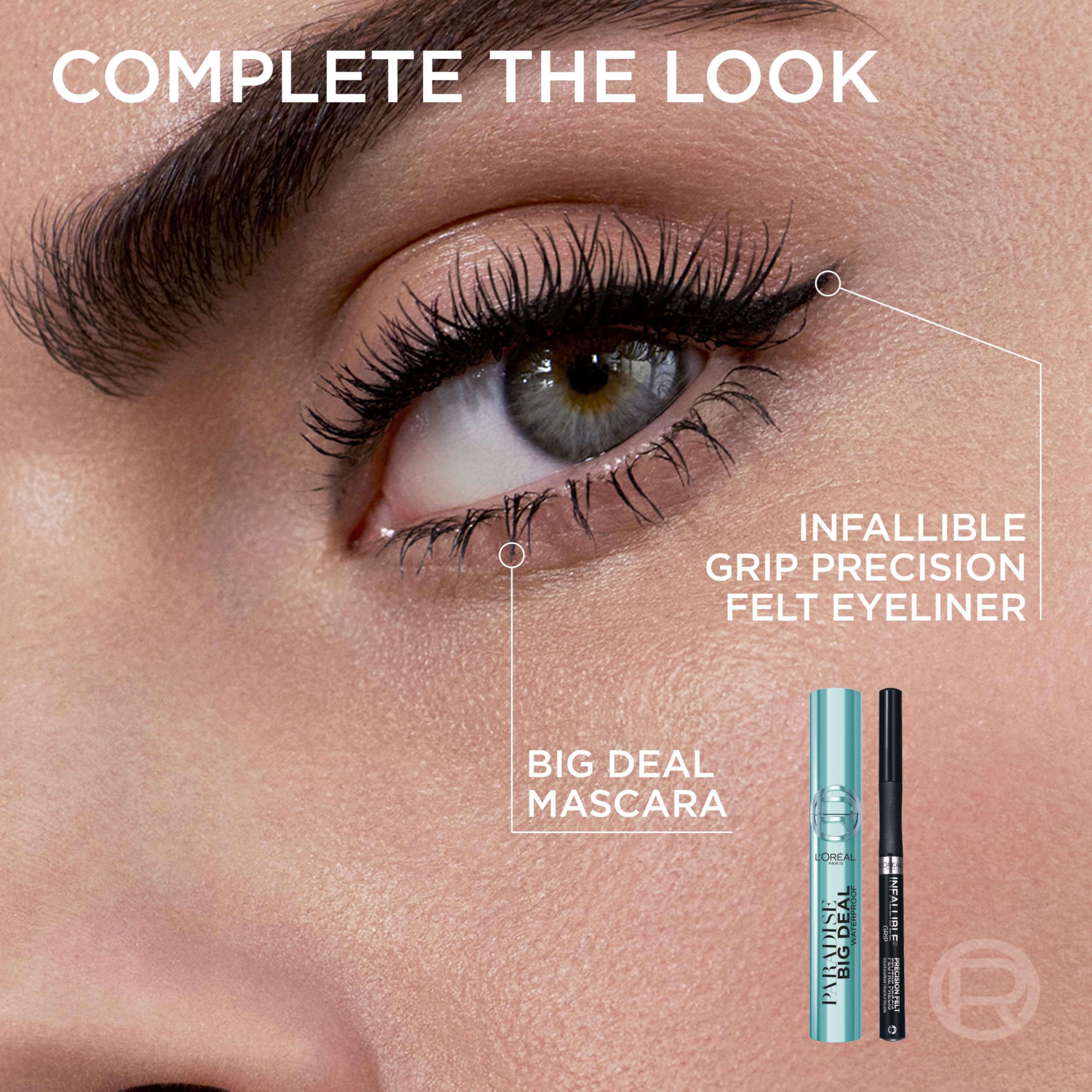 L'Oréal Paris Paradise Big Deal Volumizing Mascara, Buildable & Lengthening Mascara, No Clumps, Lightweight, Black Waterproof 10.9 ml 🍁 All In One Marketplace Canada