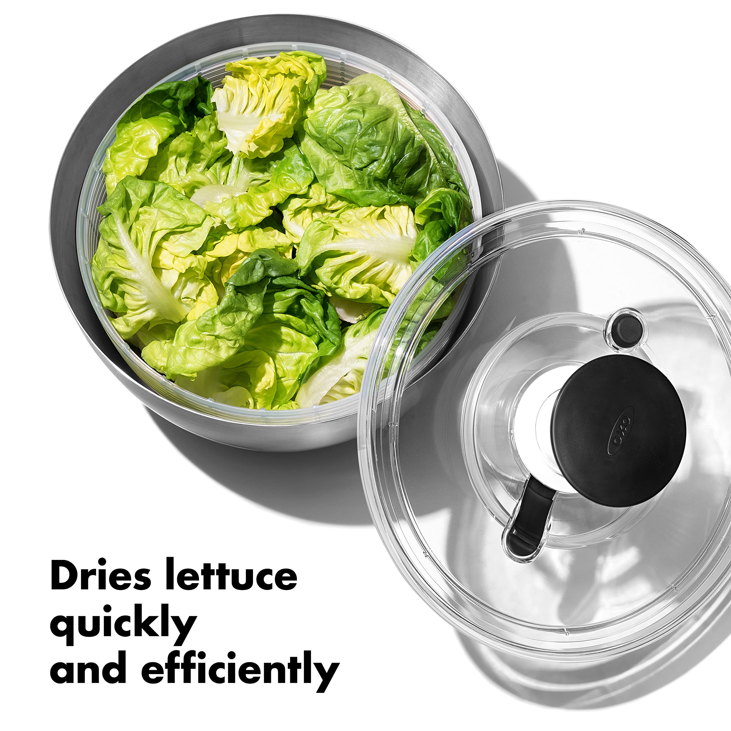 OXO Good Grips Good Grips Steel Salad Spinner 🍁 All In One Marketplace Canada