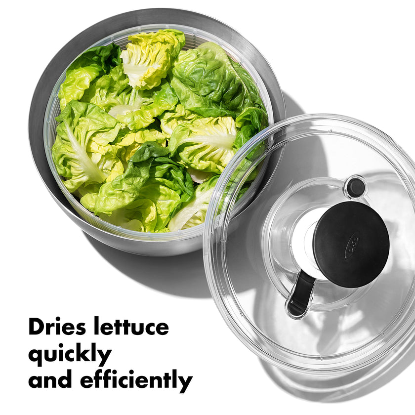 OXO Good Grips Good Grips Steel Salad Spinner 🍁 All In One Marketplace Canada