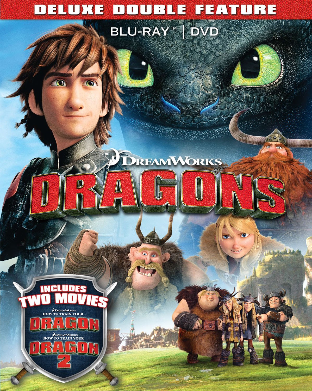 How to Train Your Dragon 1 & 2 - Blu-Ray/DVD
