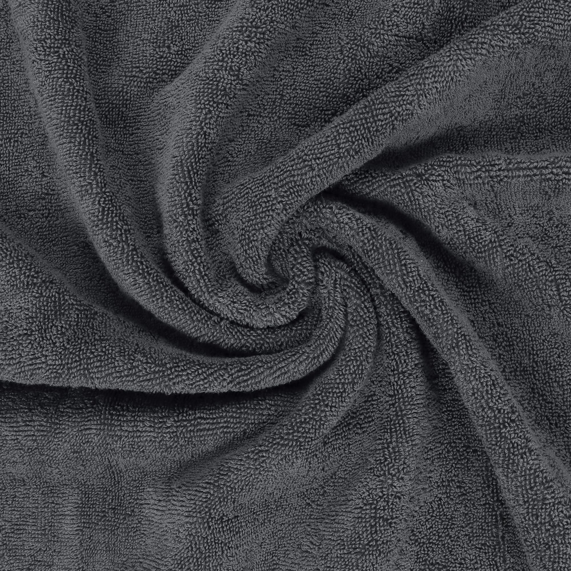 Utopia Towels 8 Piece Premium Towel Set, 2 Bath, 2 Hand, and 4 Wash Cloths, 600 GSM 100% Ring Spun Cotton Highly Absorbent Towels for Bathroom, Gym, Hotel, and Spa, Grey 🍁 All In One Marketplace Canada