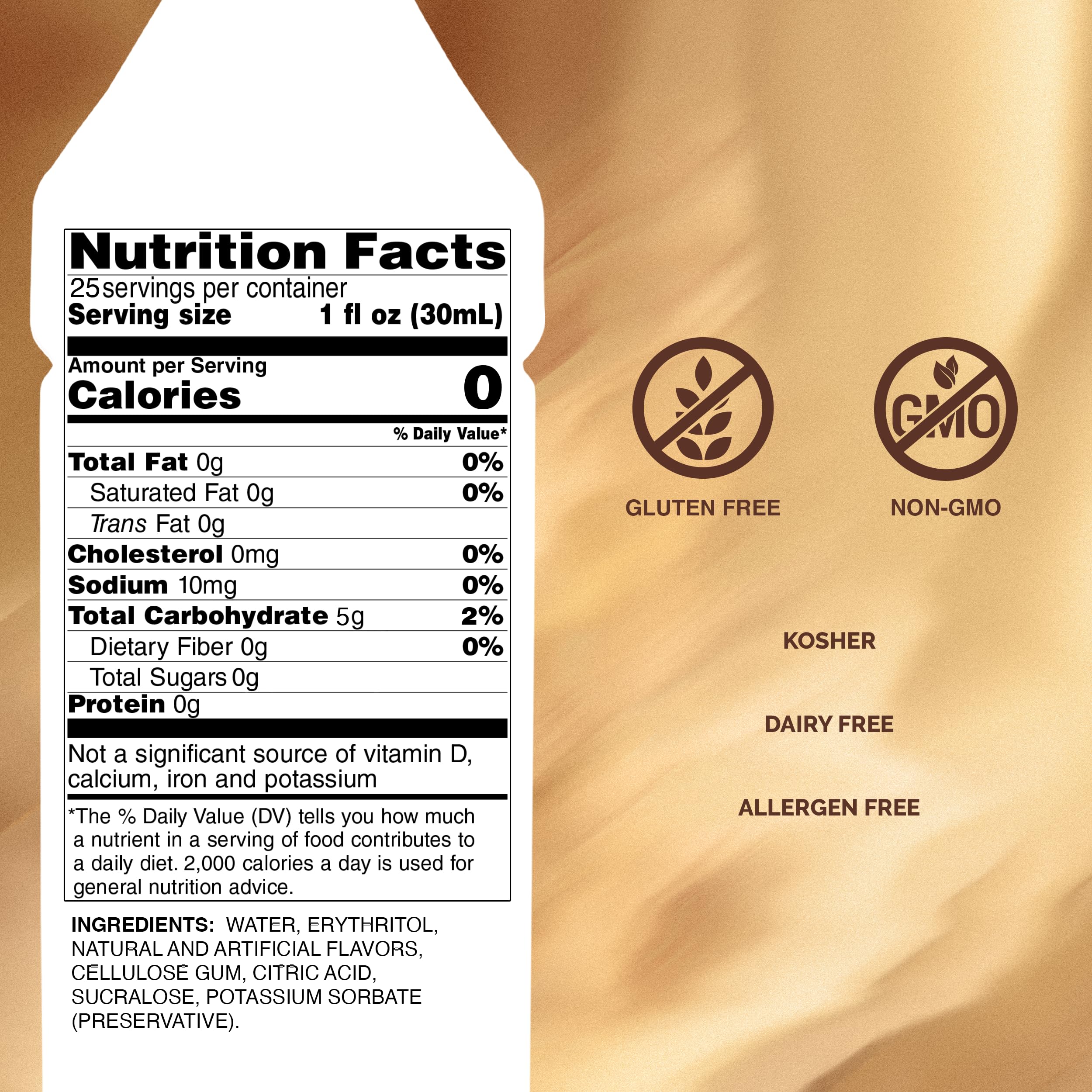 Monin - Sugar Free Vanilla Syrup | Premium Calorie-Free Syrup | Pure & Rare Madagascar Vanilla for Coffee, Lattes & More (BPA-Free Plastic Bottle, 33.8 fl oz) 🍁 All In One Marketplace Canada
