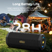 Monster Speaker S200 Wireless Portable Bluetooth Speaker, 24H Playtime, IPX6 Waterproof, 50W Stereo Sound, Bluetooth 5.4, Dual Bass Speakers, Perfect for Home, Parties, and Travel.Black 🍁 All In One Marketplace Canada