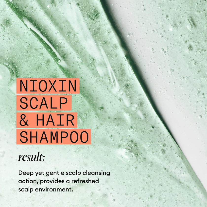 Nioxin System 4 Scalp + Hair Shampoo - Hair Thickening Shampoo For Damaged Hair with Progressed Thinning, 33.8 fl oz (Packaging May Vary) 🍁 All In One Marketplace Canada