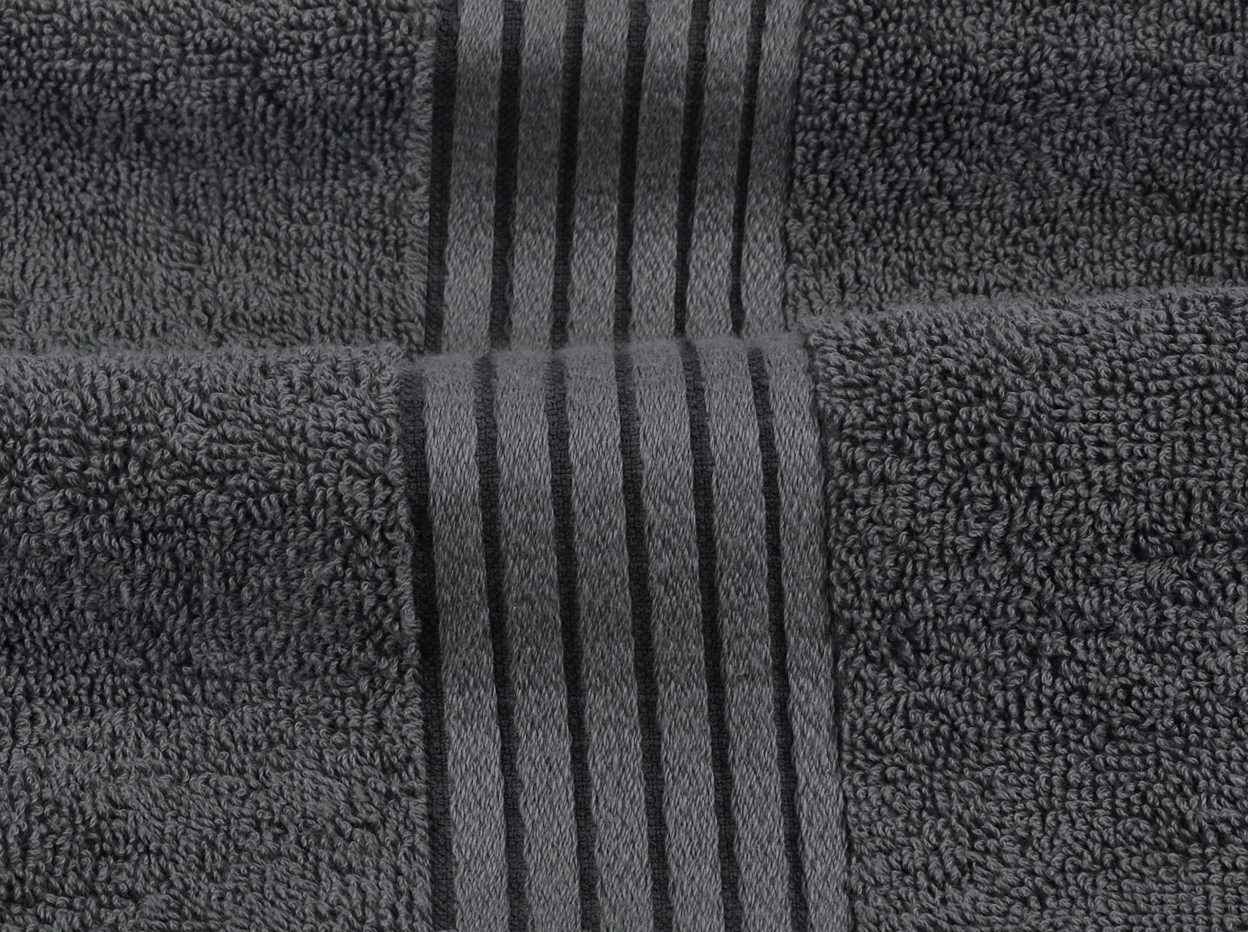 Utopia Towels 8 Piece Premium Towel Set, 2 Bath, 2 Hand, and 4 Washcloths,100% Ring Spun Cotton, Super Soft and Highly Absorbent, Grey 🍁 All In One Marketplace Canada