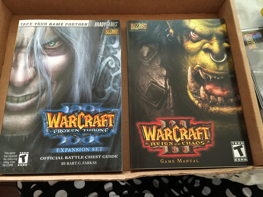 Warcraft III Battlechest with Expansion & Two Strategy Guides