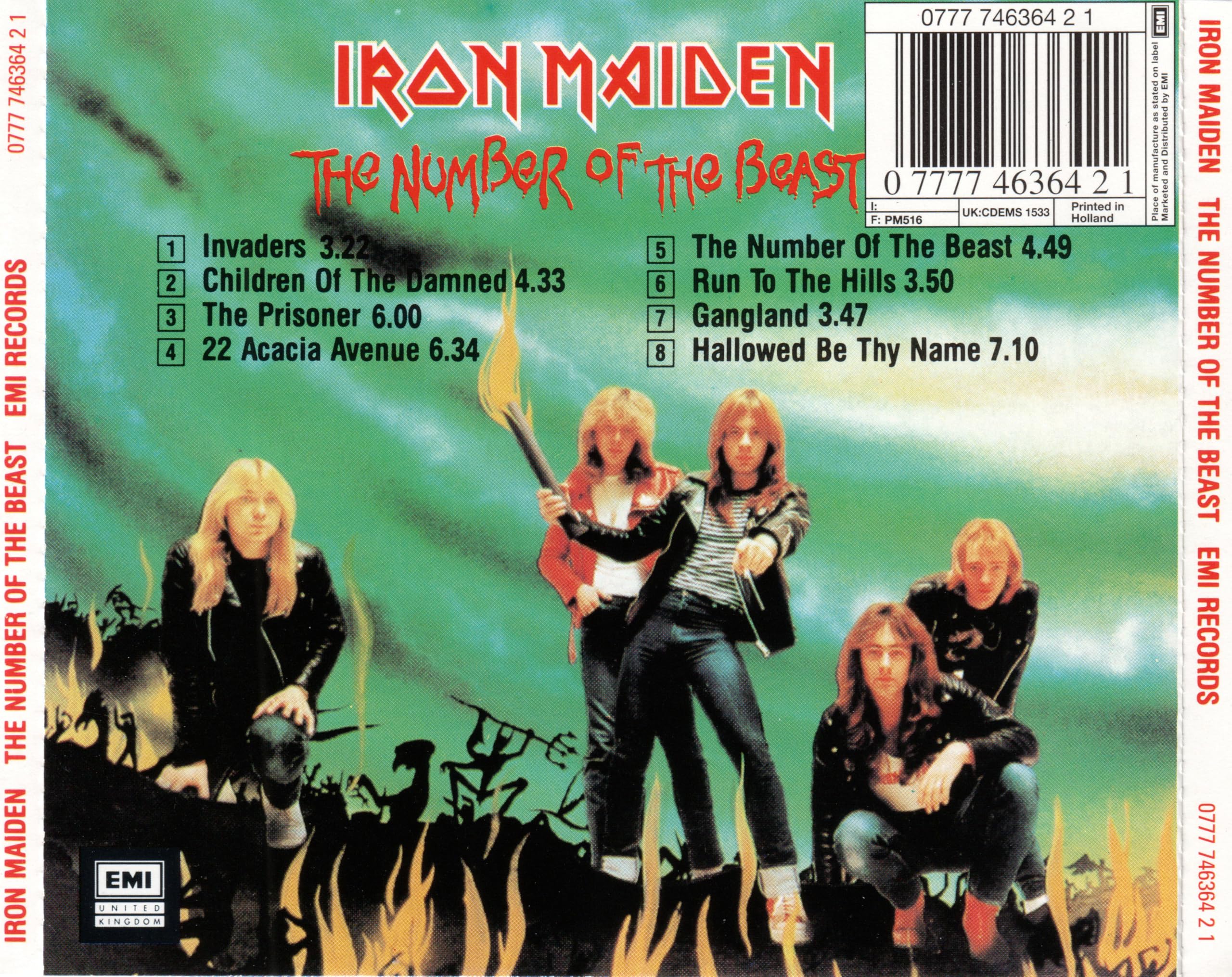 Iron Maiden / Number of Beast - CD (Used)
