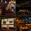 Joomer Solar String Lights Outdoor, 55FT S14, 16+2 Bulbs (2700K,Warm White) 🍁 All In One Marketplace Canada